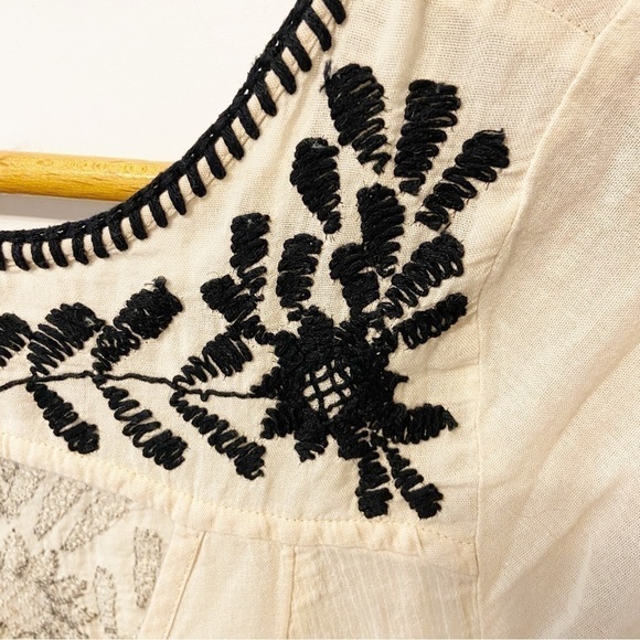 Free People | India Gauze Embroidered Marina High/Low Dress Size XS - Picture 11 of 15